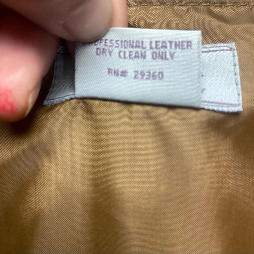 Vintage‎ Great Northwest Genuine Suede Leather Vest Brown Lined Size L